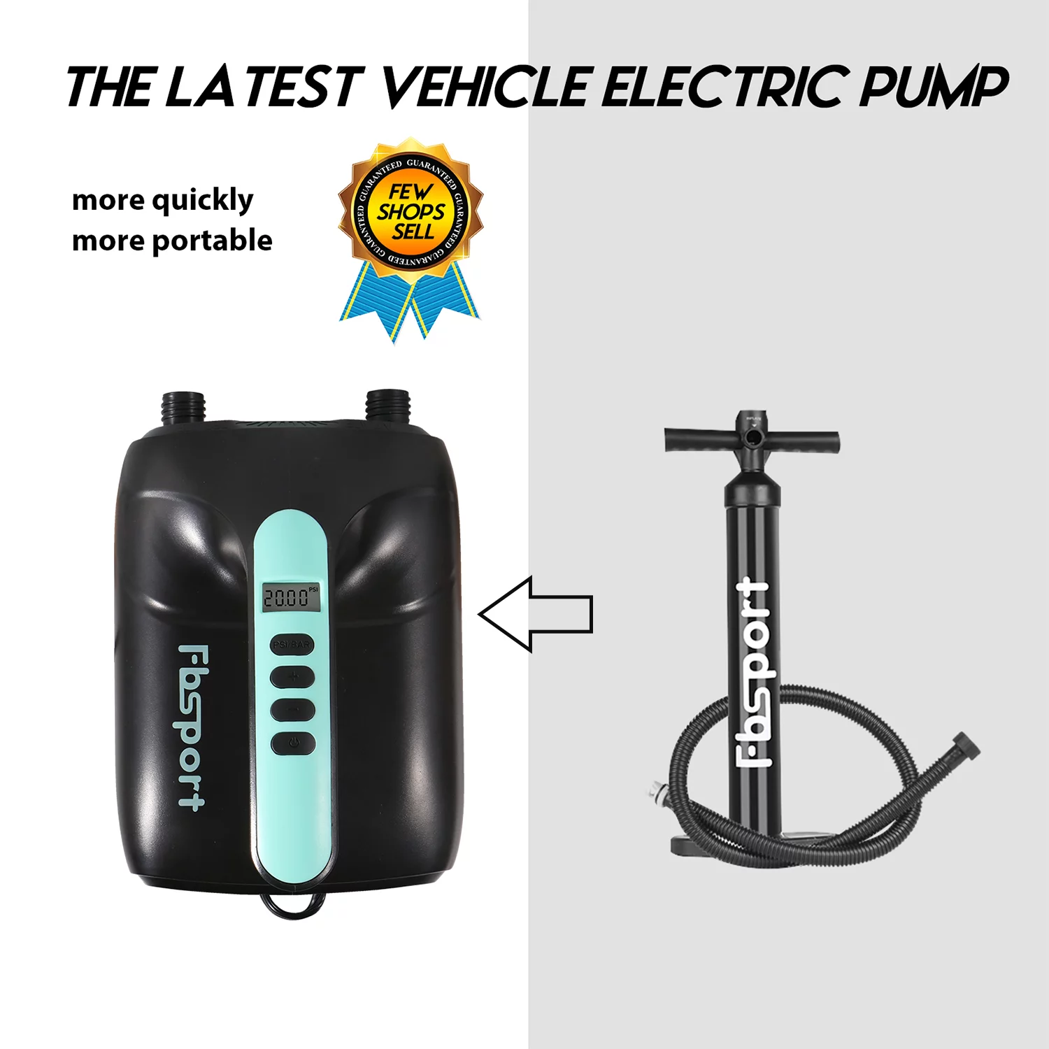 Fbsport Inflatable Elextric Paddle Board, Stand UP Paddleboard 11' Length with Electric Pump SUP Accessories