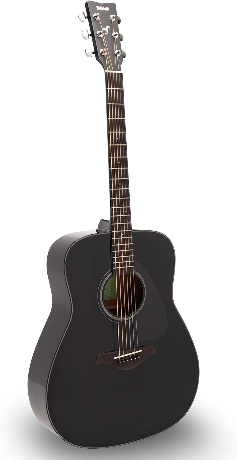 Yamaha FG800J Solid Spruce Top, Traditional Western Gloss Finish Body, 6-String Right-Handed Acoustic Guitar with Rosewood Fingerboard and Bridge (Black)