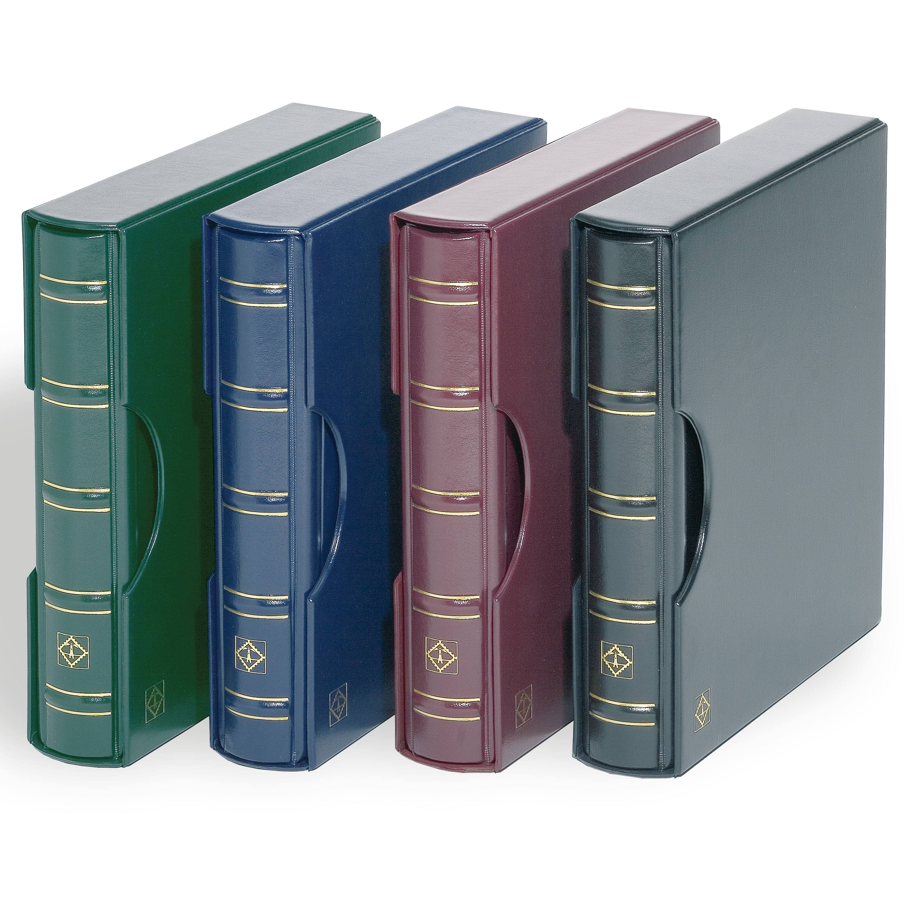 Lighthouse Turn-bar Binder with Slipcase in Classic Design, Blue