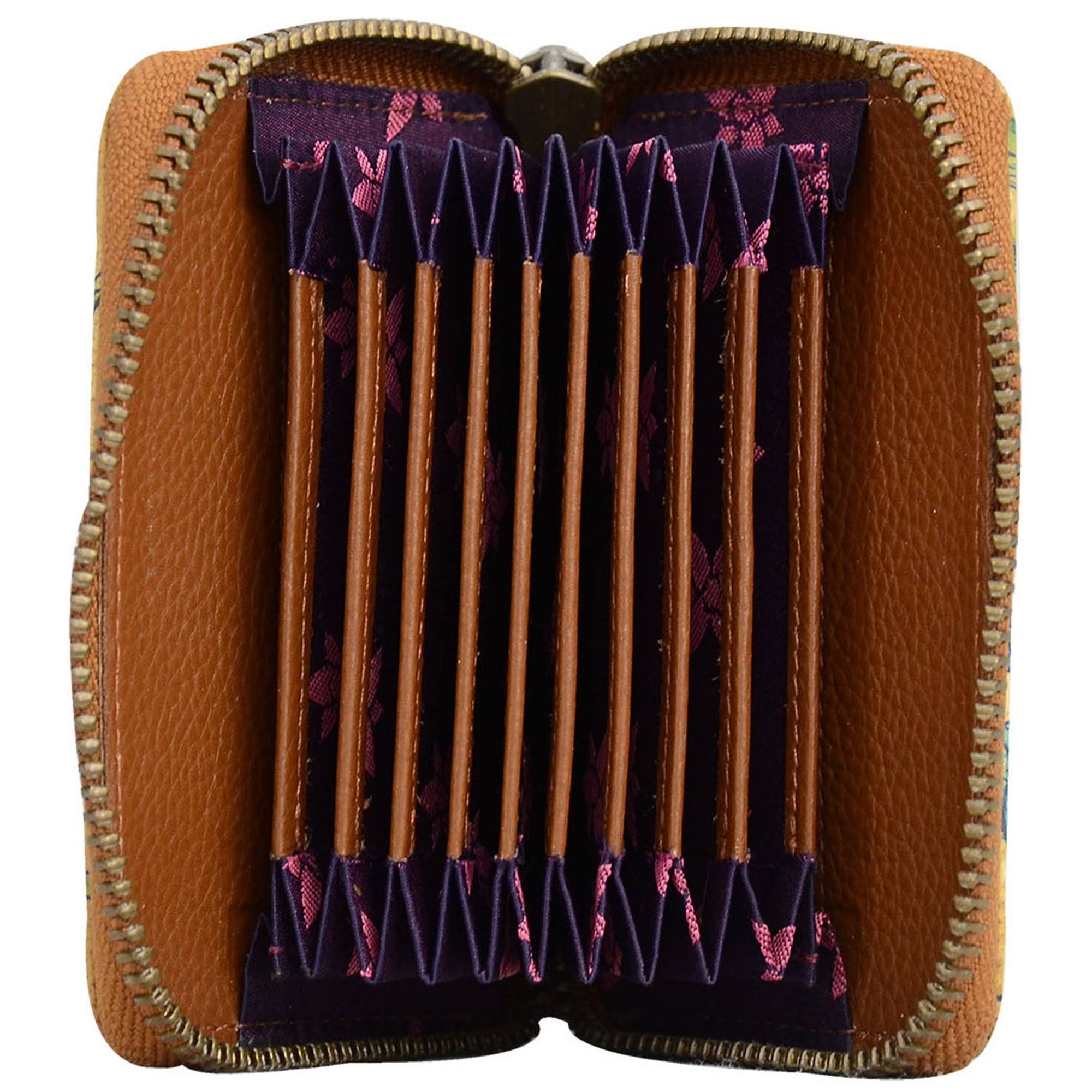Anuschka Caribbean Garden Credit Card Holder
