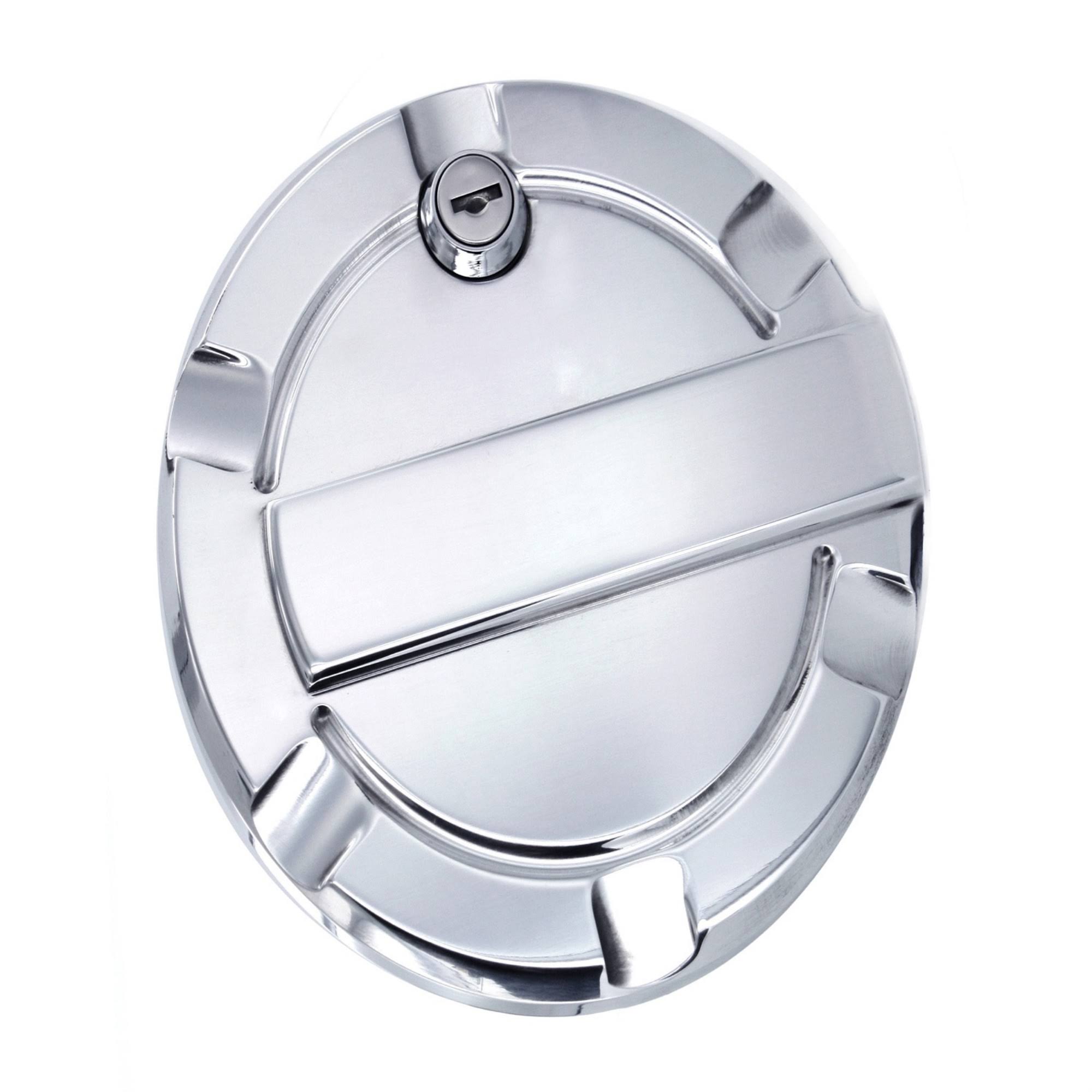 All Sales 6952PL Striker Billet Fuel Door -Polished Locking
