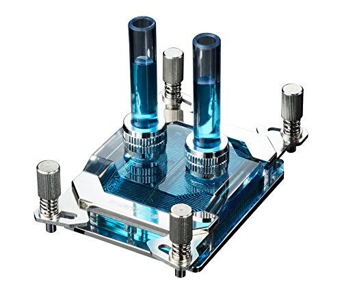 Phanteks Glacier C399A TR4 CPU Water Block Acrylic Cover RGB LED - Chrome