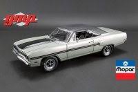 1970 Plymouth GTX Hardtop, Silver with Black - GMP 18895 - 1/18 Scale Diecast Model Toy Car
