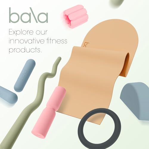 Bala Yoga Mat for Home Gym - Non Slip Exercise Mat for Home Workout, Stretching, Pilates, Aerobics & Floor & Fitness Work Out - Indoor Exercising Mat