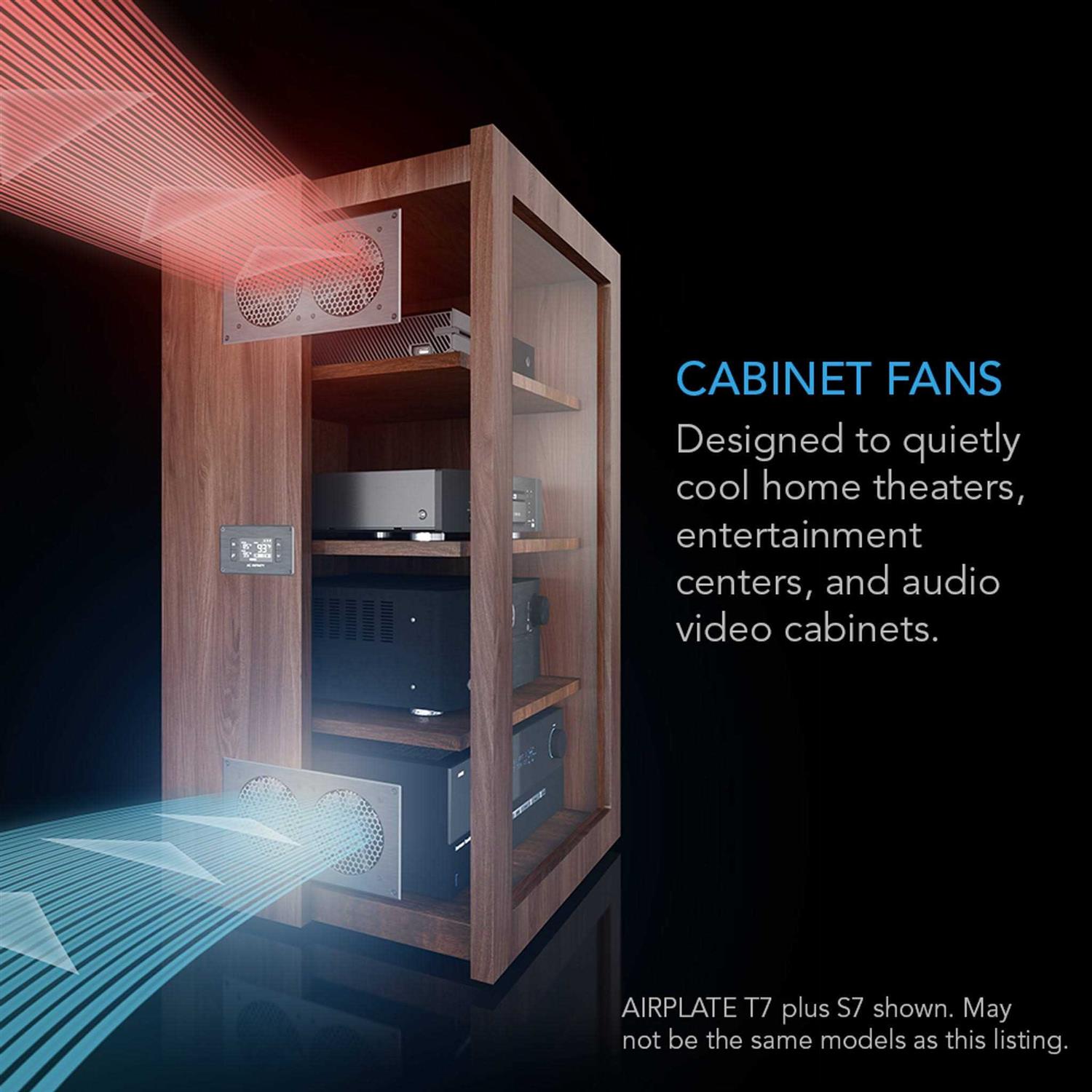 AC Infinity AIRPLATE T3 Cabinet Quiet Cooling Fan System - Shop Hardware Tools Online Store