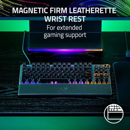 Razer Huntsman V3 Pro Mini 60% Esports Gaming Keyboard: Analog Optical Switches - Snap Tap Mode - Rapid Trigger - Adjustable Actuation - Dual-Purpose Mod Keys - Doubleshot PBT Keycaps - Black