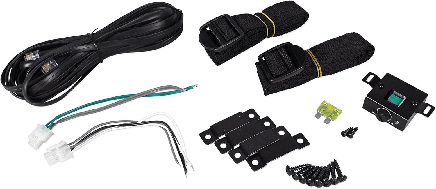Rockville RTB10A 10" 500w Powered Subwoofer Bass Tube+Bass Remote + Amp Kit