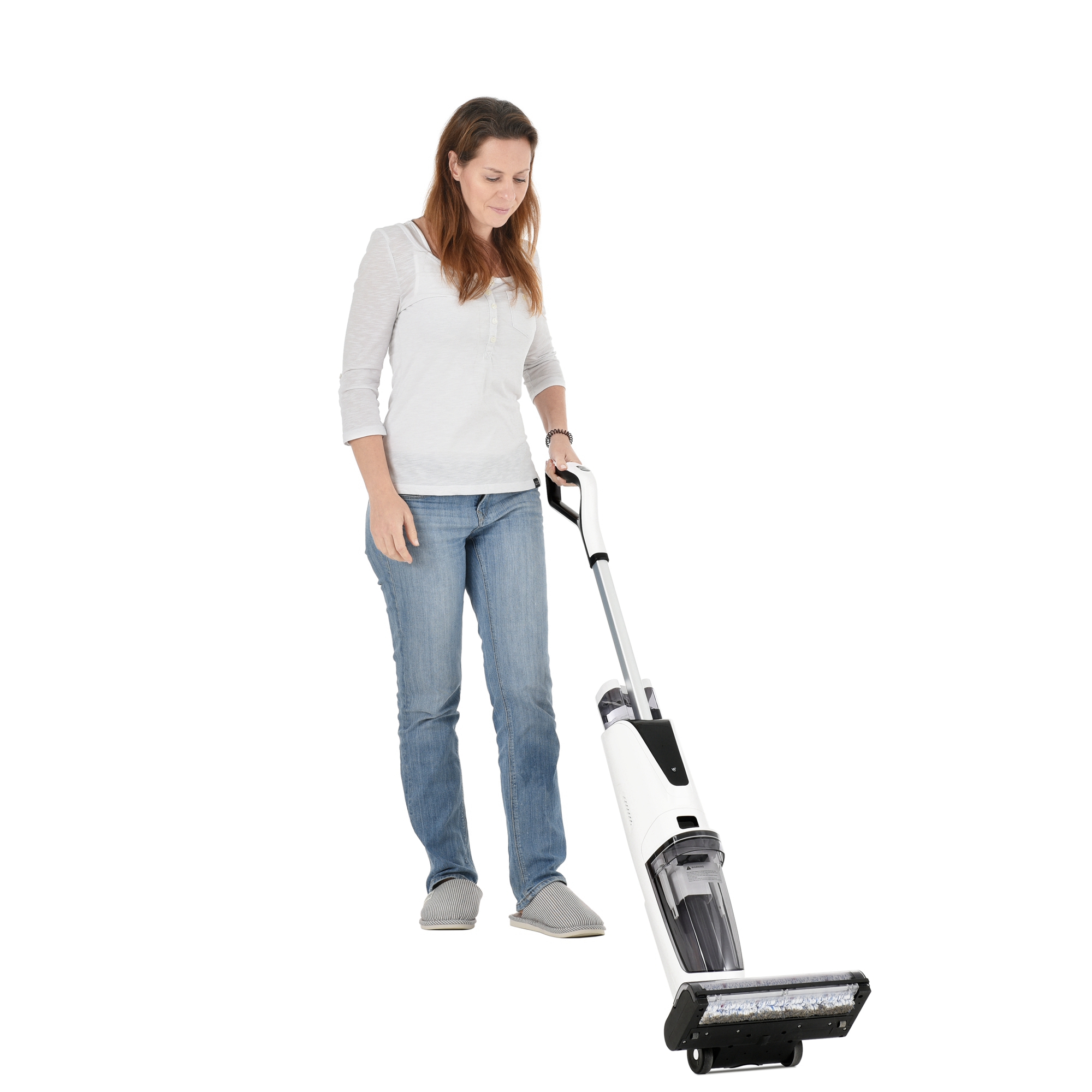 Wireless Wet/Dry Vacuum Cleaner, 3-in-1 Floor Cleaner with Two Tank System,Self-Cleaning System and LED Display ,5000 mAh