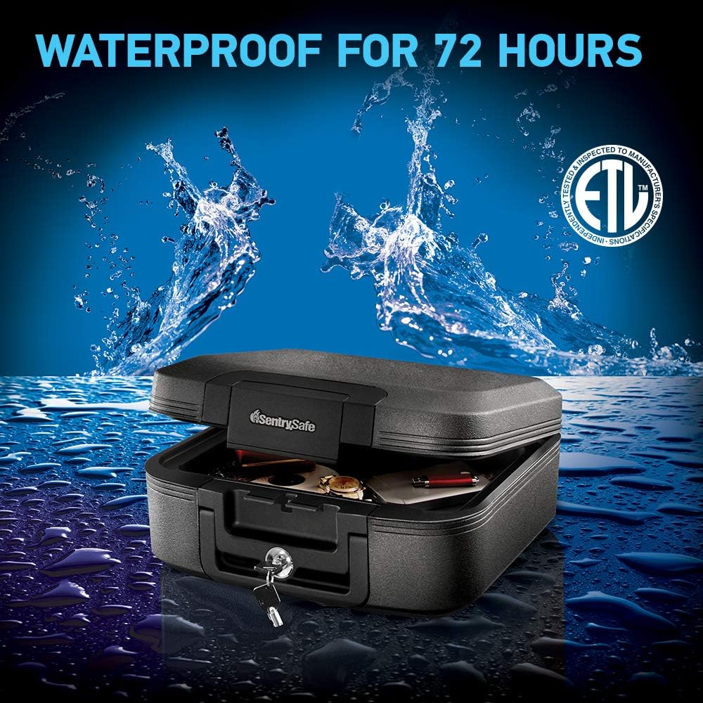 SentrySafe Fireproof and Waterproof Document Safes with Key Lock