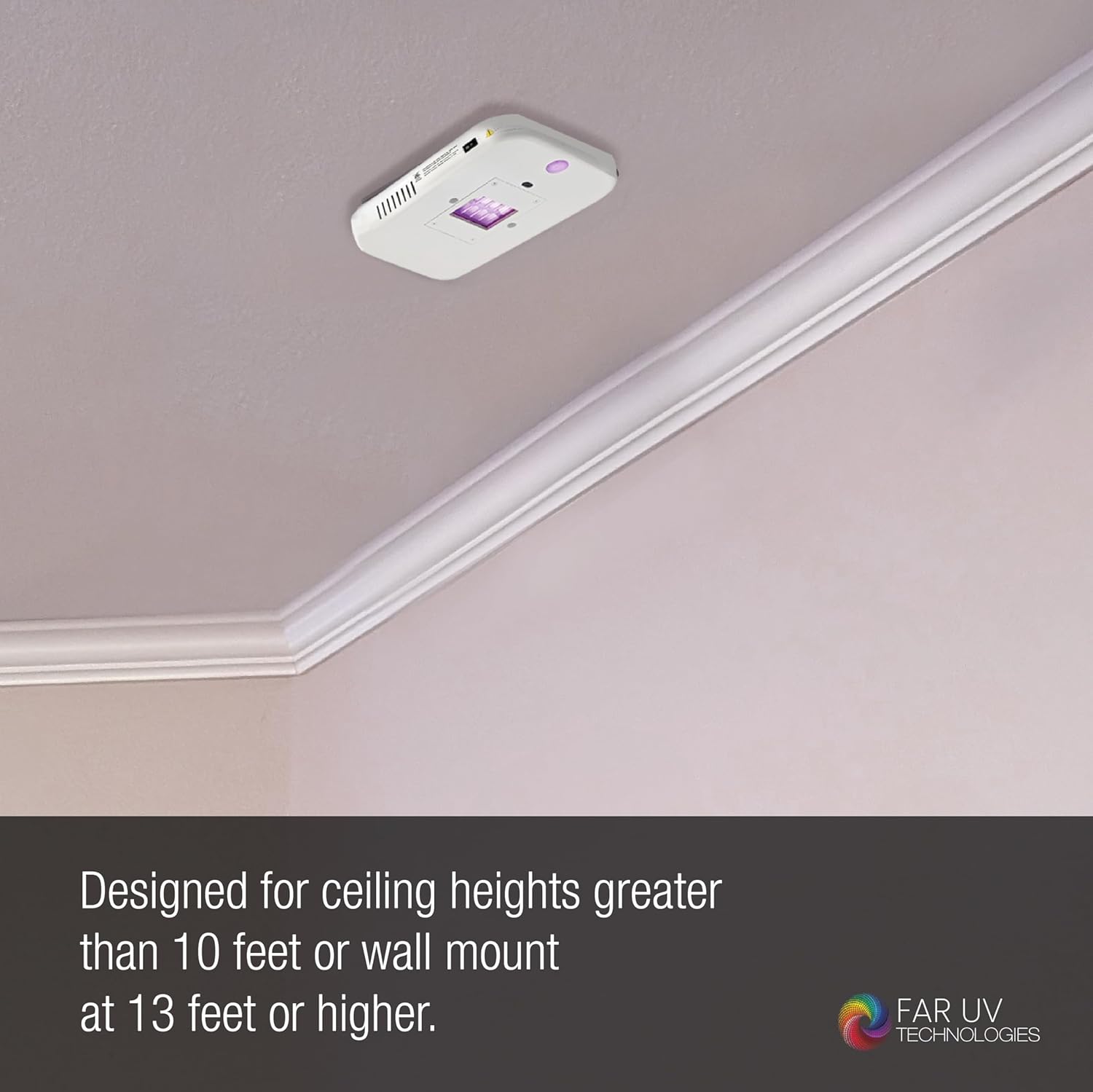Far UV Technologies Krypton-36 Far UV 222nm Ceiling Mount or Wall Mount UV Light Air Cleaner
