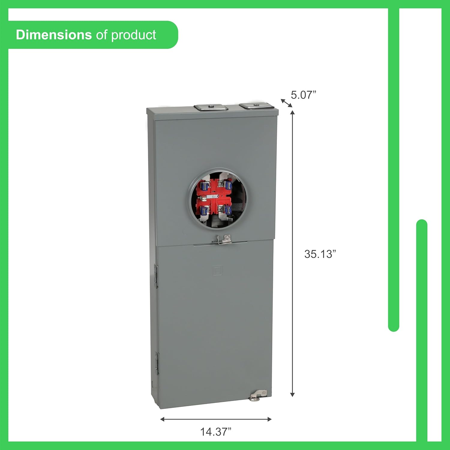 Square D - RC816F200CH Homeline 200-Amp 8-Space 16-Circuit Outdoor Main Breaker CSED