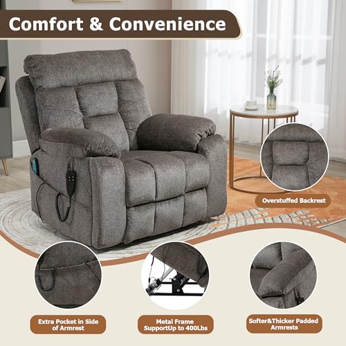 Oversized Recliner: Lazy Boy's Recliner with Adjustable Angle, The Ideal Lazy Chair for Comfortable and Luxurious Relaxation, Modern