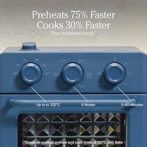 Our Place Wonder Oven | 6-in-1 Air Fryer & Toaster Oven with Steam Infusion | Compact, Countertop Friendly, Fast Preheat, Multifunctional | Air Fry, Toast, Roast, Bake, Reheat & Broil | Char