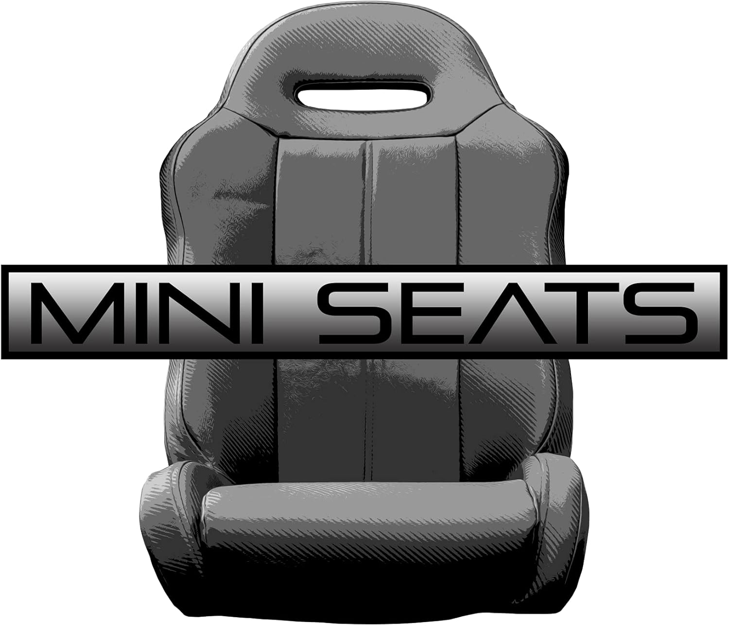 Mini Seat - Kids Seat for UTV Seats - Fits Polaris RZR, Can-Am X3 and Most Other Side by Side and After Market Seats (Seat Only)