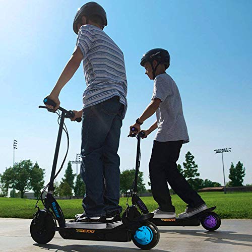 Razor Power Core E100 Electric Scooter - 100w Hub Motor, 8" Air-Filled Tire, Up to 11 mph and 60 min Ride Time, for Kids Ages 8 and Up