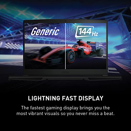 MSI Thin A15 15.6” 144Hz FHD Gaming Laptop: Ryzen 7-7735HS, NVIDIA Geforce RTX 4050, 16GB DDR5, 512GB NVMe SSD, Cooler Boost 5, Win 11: Black B7VE-214US