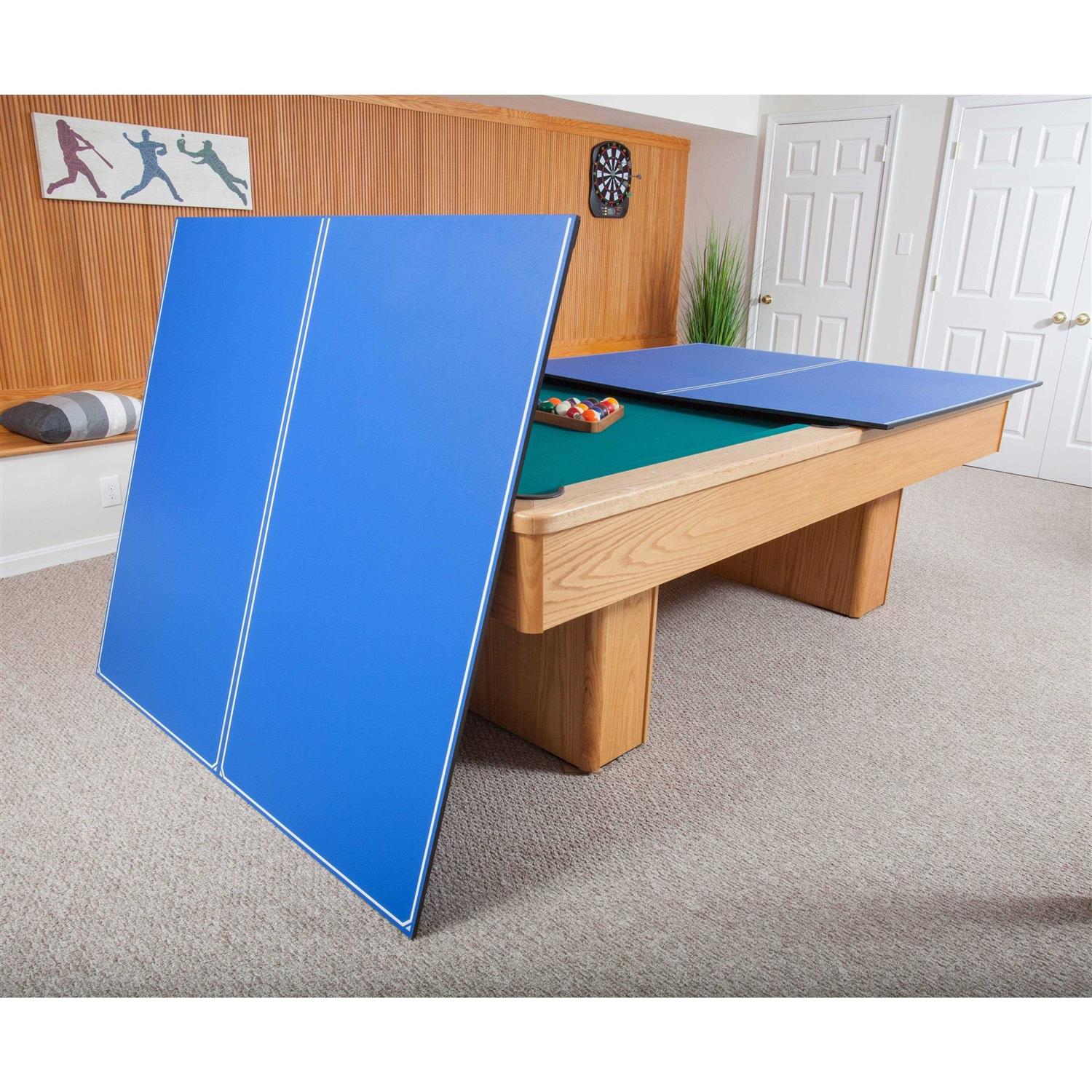 JOOLA Tetra 4-Piece Table Tennis Table Conversion Top Includes Ping Pong Net Set - Sports Supplies Online Store