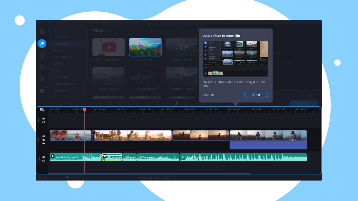Movavi Video Editor Plus 2022 Personal [PC Download] Pack of 2