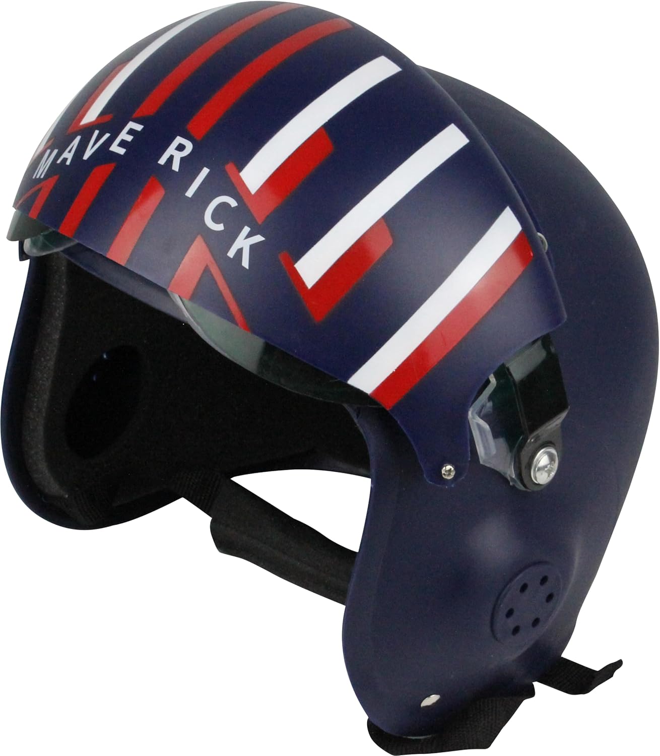 Deluxe Navy Blue Maverick Pilot Helmet