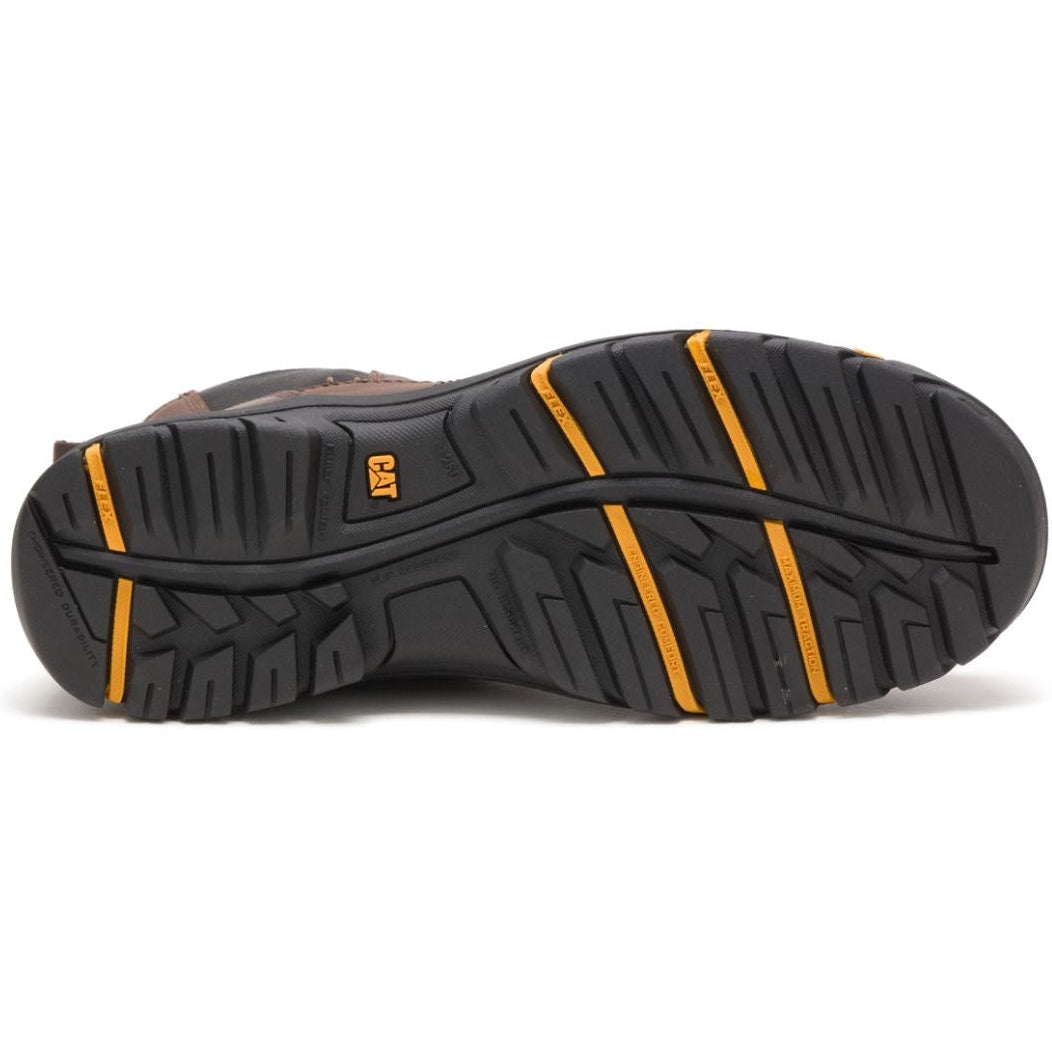 CAT Men鈥檚 Wheelbase Steel Toe Work Boot 鈥?Clay 鈥?P91026