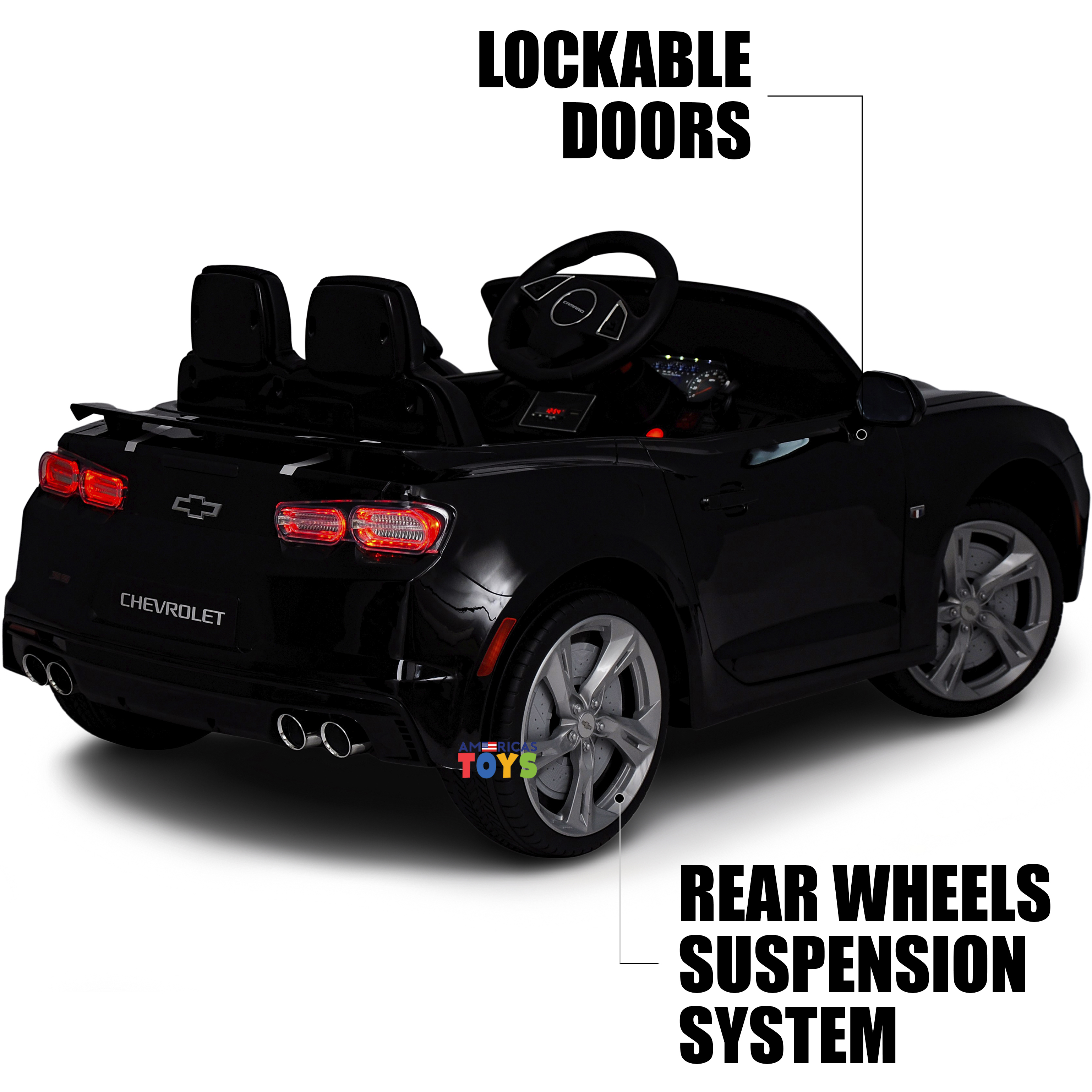 Chevrolet Camaro 12V Powered Ride on Car for Kids with Remote Control