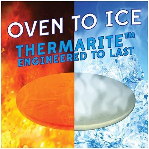 Only Pizza Stone with Thermarite for Best Crispy Crust. Durable, Certified Safe.
