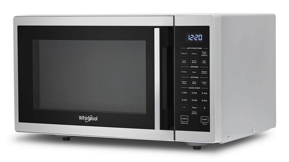Whirlpool 0.9 Cu. ft. Capacity Countertop Microwave with 900 Watt Cooking Power WMC30309LS - Heritage Stainless Steel