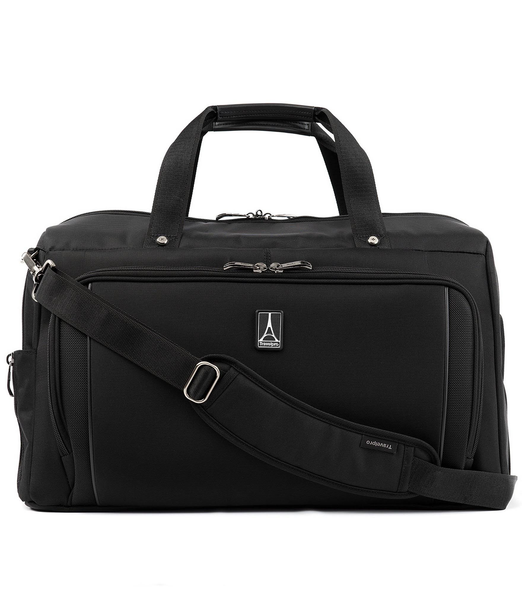 Travelpro Crew Versapack Weekender Carry-On Duffel Bag with Suiter - Jet Black