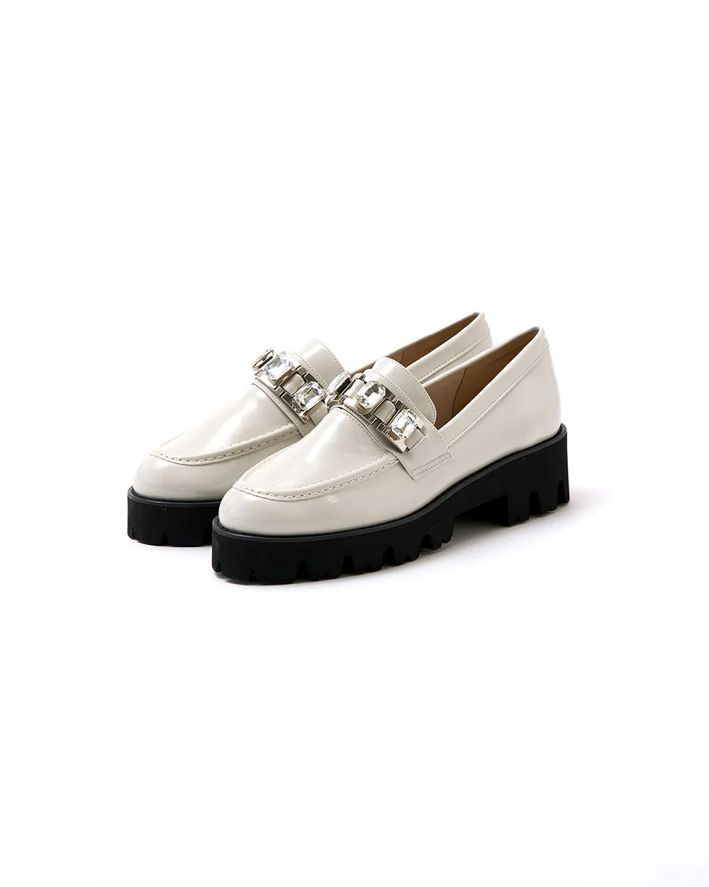 [24SS] Emma Francis Track Sole Beaded Loafers