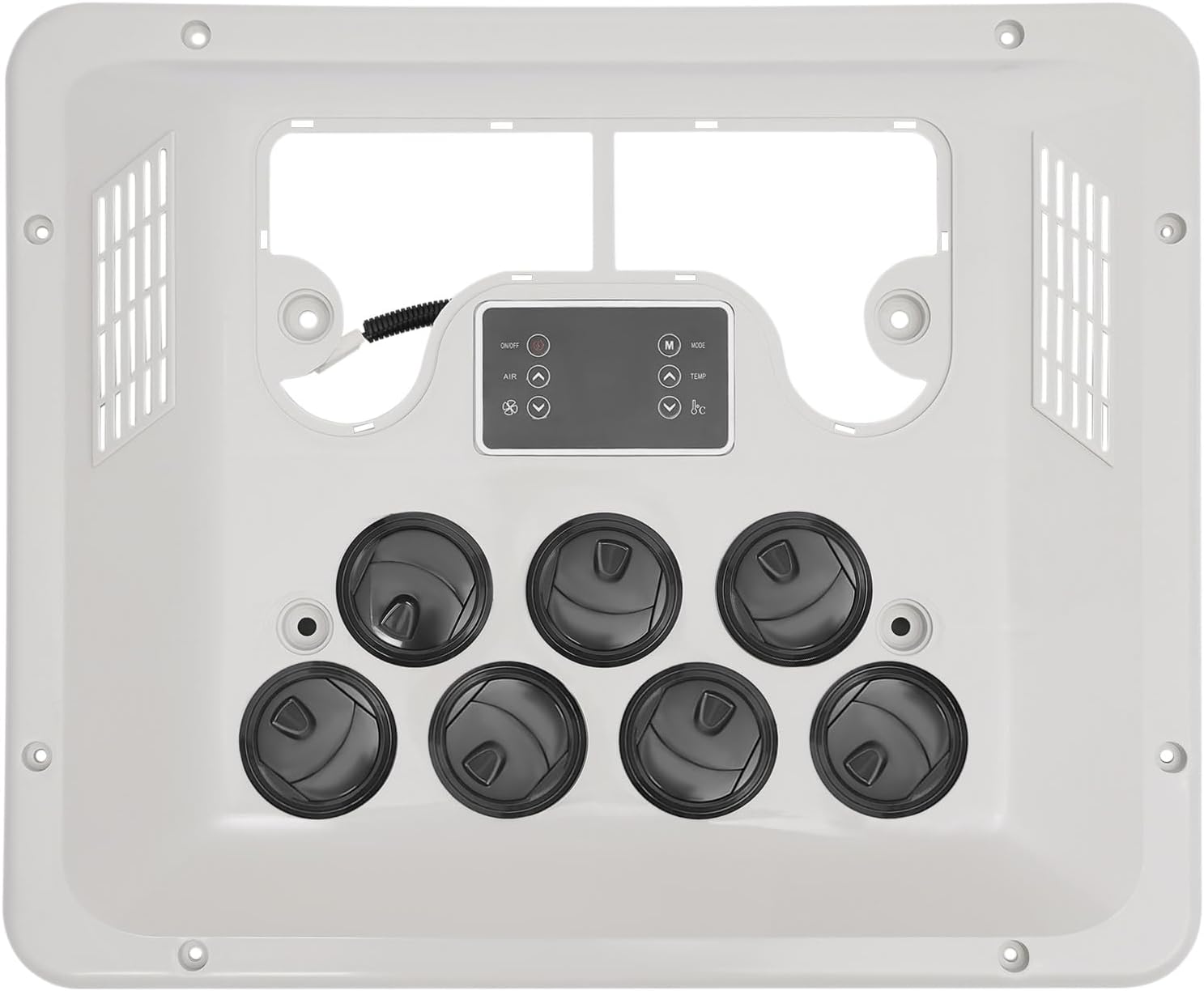 RV Air Conditioner, 12V 750W Electric Parking Rooftop Air Conditioner Heat and Cool A/C Unit for RV Motorhome Trucks Trailer, 6000BTU