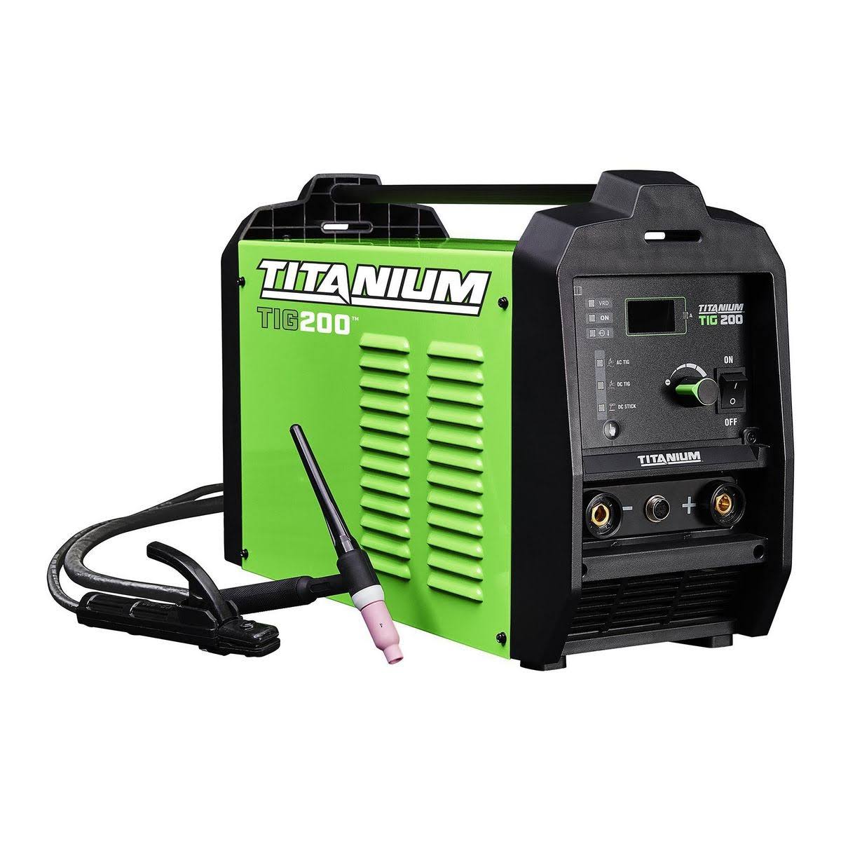 Titanium TIG 200 Professional AC/DC TIG Welder with 120/240 Volt Input