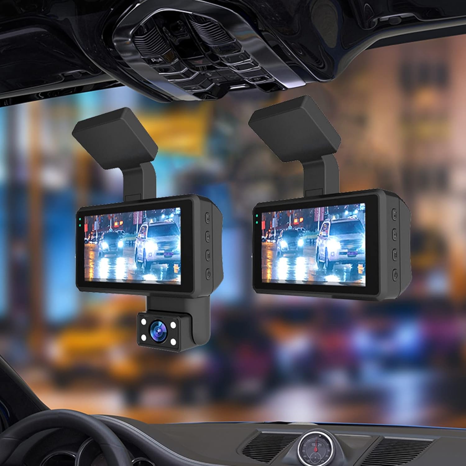 DVR Wireless Dash Cam Front and Rear, 1080P FHD Car Recorders, Super Night Vision Car Dashboard Camera Built in G-Sensor, 170° Wide Angle Loop Recording 24h Parking Dashcam Prime Discount Deals