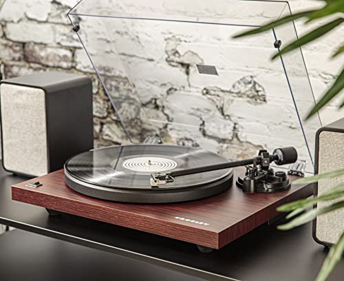 Crosley C6B-WH Belt-Drive Bluetooth Turntable Record Player with Adjustable Tone Arm, White