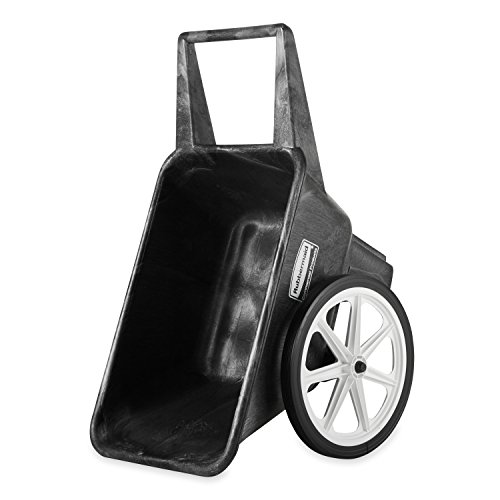 Rubbermaid Commercial Products FG564200BLA Plastic Yard Cart, 7.5 cu. feet