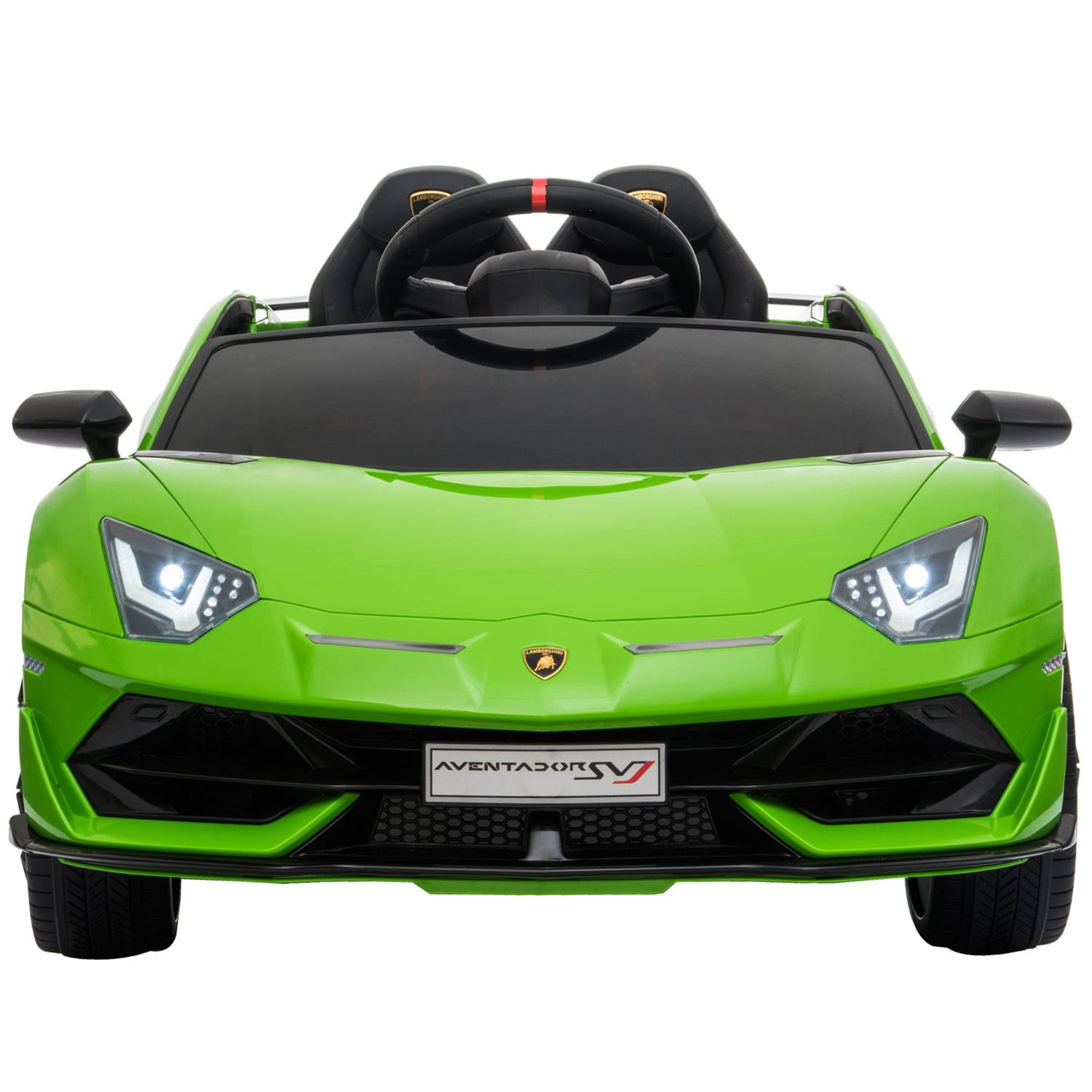 12V Kids Ride on Car Lamborghini Aventador SVJ Green