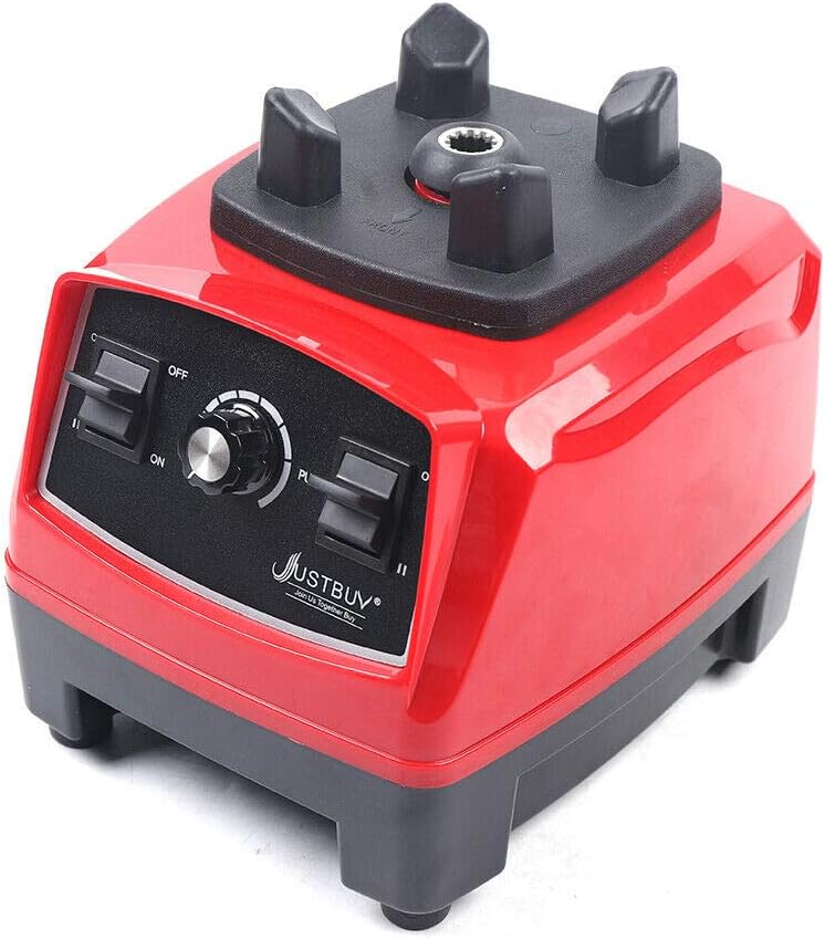 2200W 2 L household Grade Home Blender,110 V High Power Fruit Food Processor Mixer Heavy Duty,Food Mixer Fruit Juicer for Smoothies, Ice and Frozen Fruit,Speed 45000rpm(Red)
