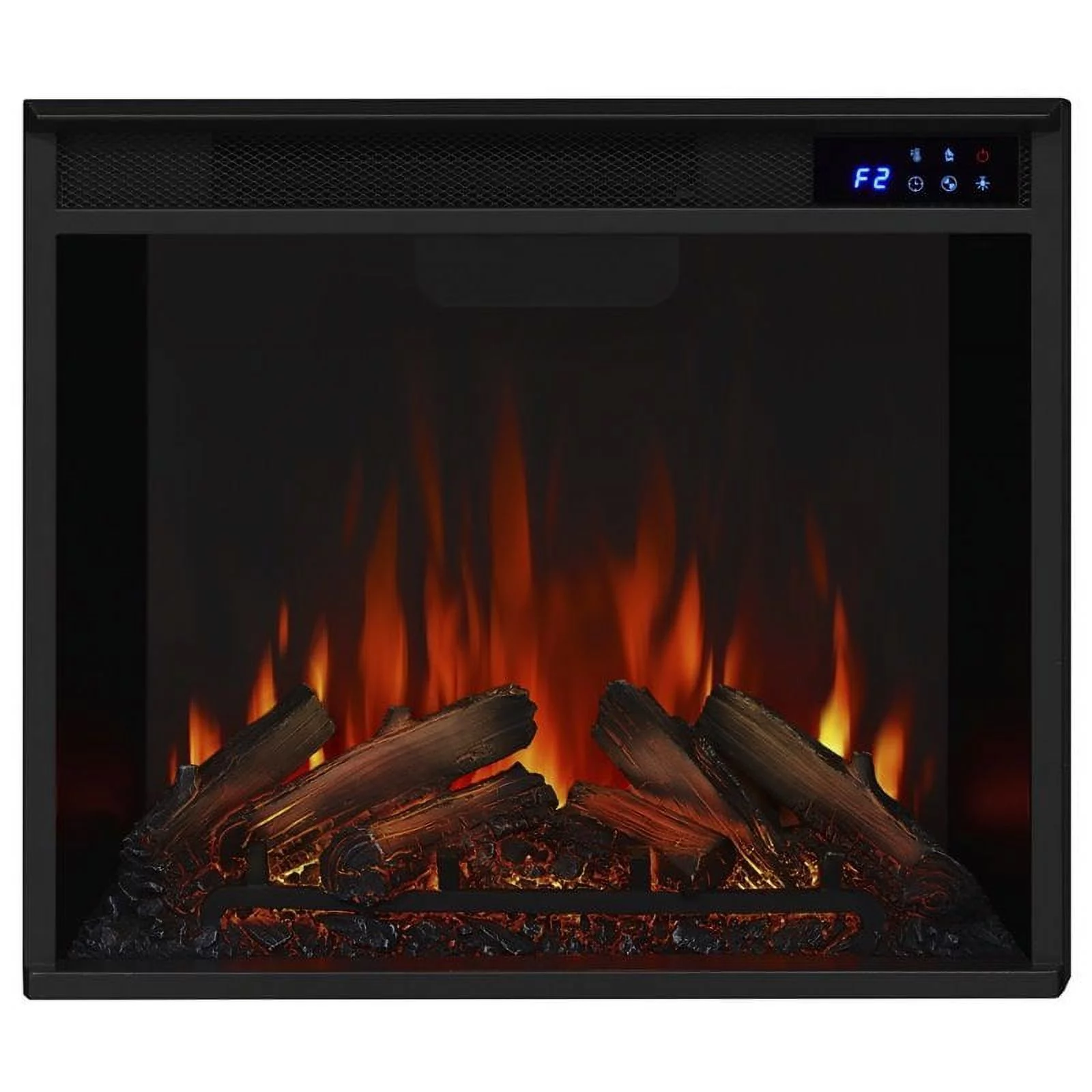 Bowery Hill Traditional Wood Electric Corner Fireplace for TVs up to 50" in Oak