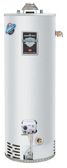 BRADFORD WHITE 40 GALLON 40MBH RESIDENTIAL GAS (PROPANE) ATMOSPHERIC VENT WATER HEATER 51-1/2″H X 22″W RG240S6X