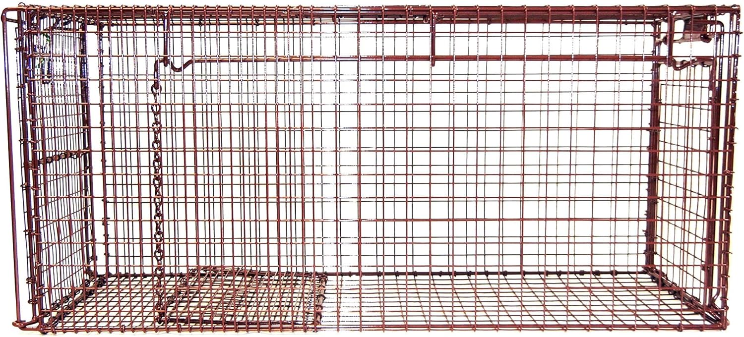 Tru Catch 30FCD Fat Cat Humane Live Animal Trap - Easy & Safe Catch & Release Animal Trap for Cats, Rabbits, & Other Small Animals - Durable & Humane TNR Trap - (30" L x 14" H x 12" W)