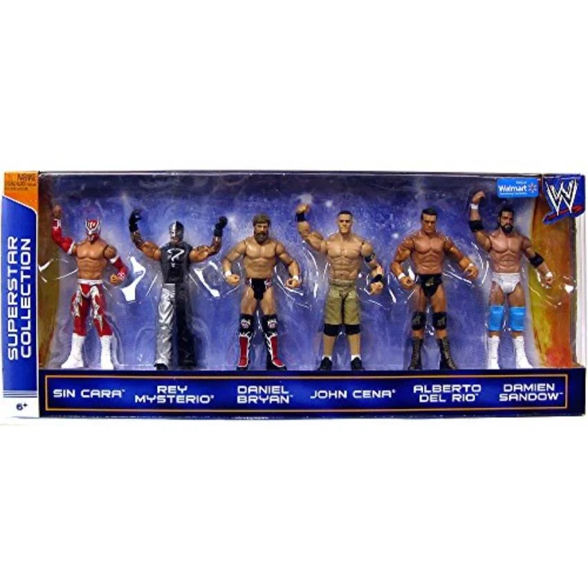 WWE 6-Pack Action Figures Superstar Collection