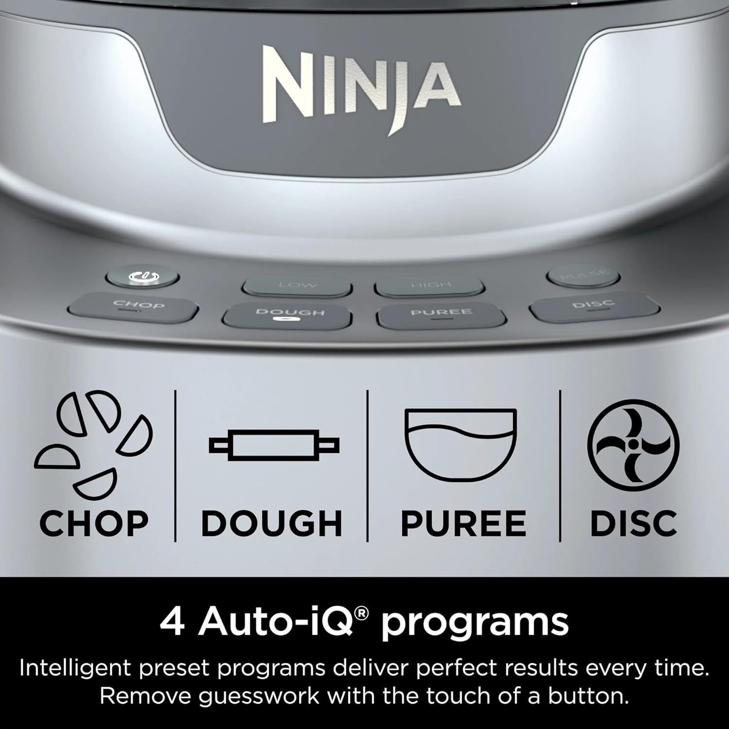 Ninja® Professional XL Food Processor, NF700, 1000-Watt Motor, Auto-iQ Preset Programs, Variable Speed, 12-Cup Capacity, Versatile Kitchen Appliance for Chopping, Slicing, Shredding, Dough Mixing