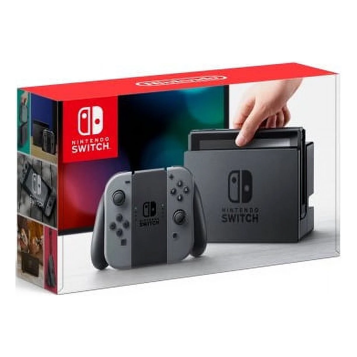 Pre-Owned Nintendo Switch 32GB Console with Gray Joy-con - HADSKAAAA (Refurbished: Good)
