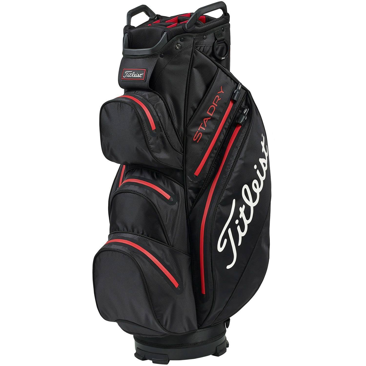 Titleist StaDry Golf Cart Bag Black/Red