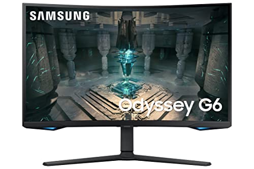 SAMSUNG Odyssey G65B QHD 240Hz 1ms (GTG) HDR 600 Gaming Hub 1000R Curved Gaming Monitor (Renewed)