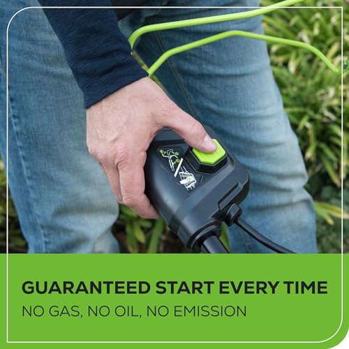 Greenworks 80V 21" Brushless Cordless (Push) Lawn Mower (75+ Compatible Tools), (2) 2.0Ah Batteries and 30 Minute Rapid Charger Included