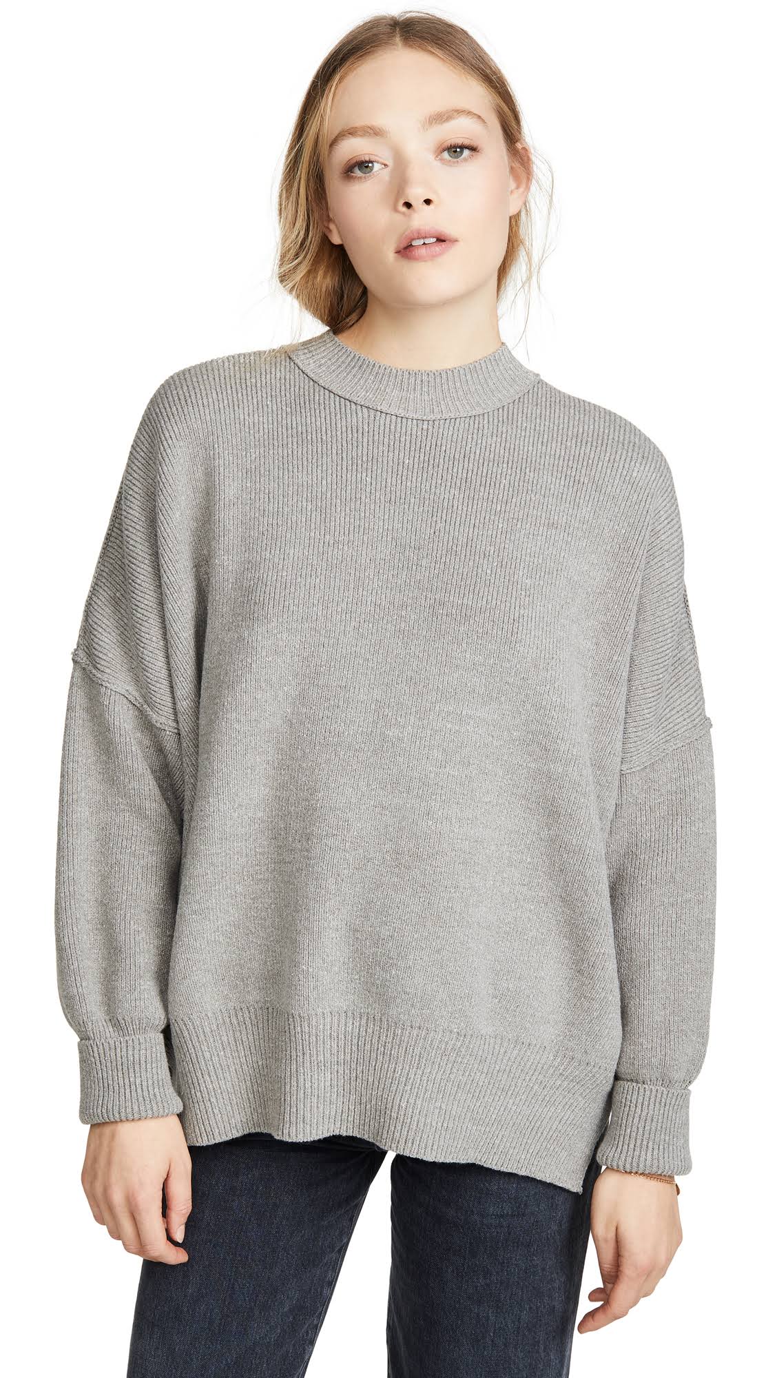 Easy Street Tunic by Free People, Heather Grey, L