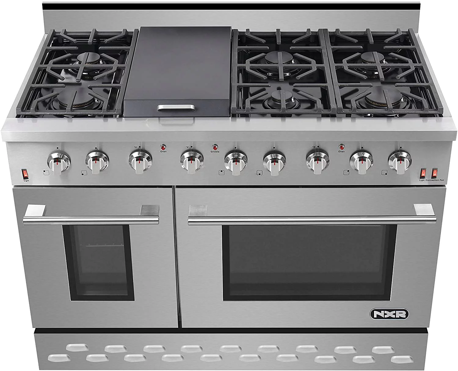 NXR  48" Stainless Steel Pro-Style Propane Gas Range with 7.2 cu.ft. Convection Oven SC4811LP