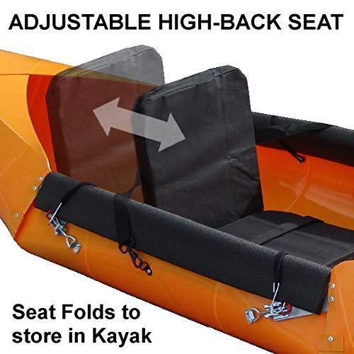 Tucktec Advanced 2020 Model 10 Ft Foldable Kayak Portable Lightweight Canoe Dark Yellow New