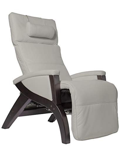 Svago ZGR Newton SV-630 Dual Power Infinite Position Zero Anti Gravity Recliner Chair with Heat and Air Massage - Coffee Mahogany Brown Top Grain Leather