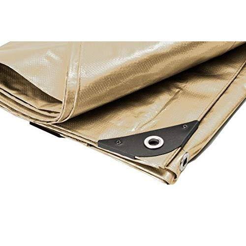 Canopies and Tarps 08 x 16 Heavy Duty Premium Tan Poly Tarp 76 x 156